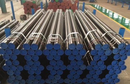 Blue cap steel pipe bundles
