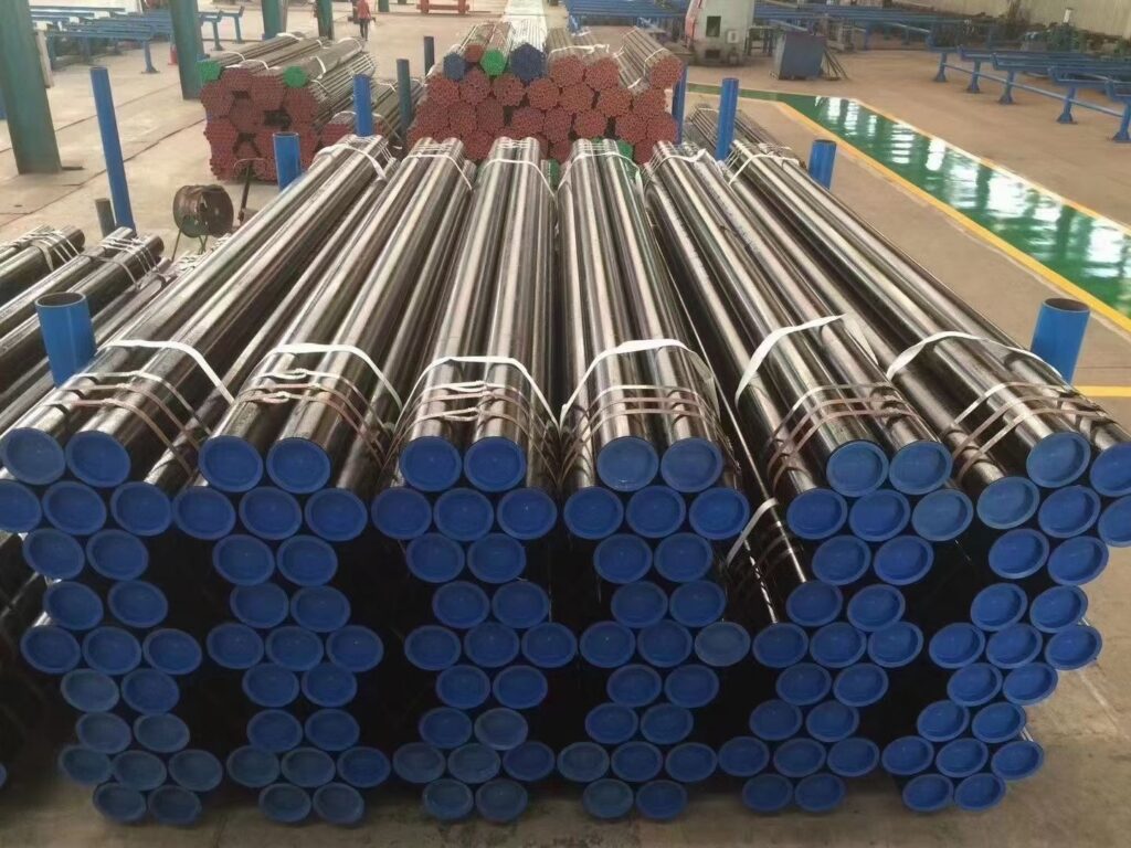 Blue cap steel pipe bundles